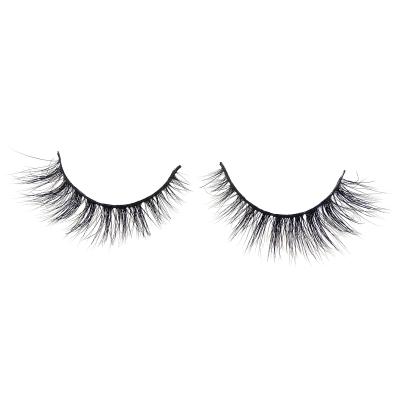 China Light& Wholesale Soft Mink Lashes 3d Mink Lash 100% Real Mink Fur False Eyelashes for sale