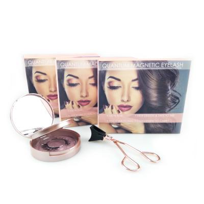 China Light& Qingdao Clip 8D Quantum Private Label Soft False Lashes Soft Magnetic Eyelash Partner Set for sale