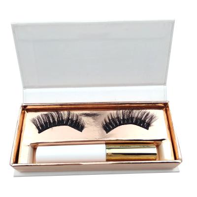 China Wholesale natural premium long magnetic 3d eyeliner and magnetic eyelash packaging whips box for sale