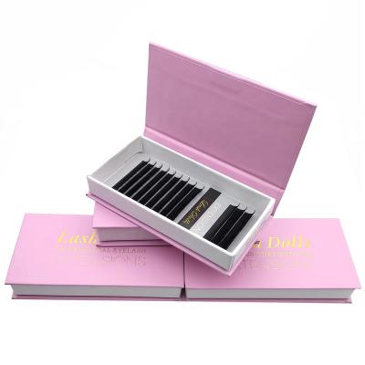 China Long 100% Natural Handmade Glossy Luxury Flat Different Shape Eyelashes Extensions for sale