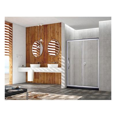 China Modern Custom Made China ABS Tempered Glass Aluminum Tempered Glass Bathroom Stainless Steel Swing Door With View for sale