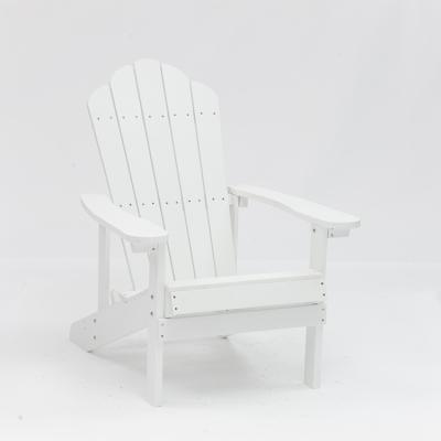 China Modern HDPE HDPS Adirondack Chair Plastic Teak Wood Garden Chair for sale