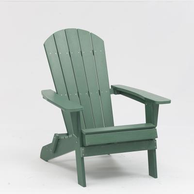 China Modern HDPE HDPS Adirondack Chair Plastic Teak Wood Garden Chair for sale