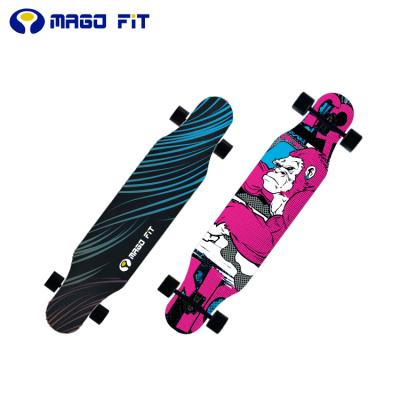 China Beginner To Professional Skater Customized 70*51Mm Outdoor Sport Longboard Wooden Four Wheel Skateboard For Adults Girls for sale