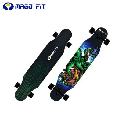 China Beginner To Pro Professional Skater Parts Wholesale Custom Empty Canadian Maple Longboard Skateboard Fishboard Decks for sale