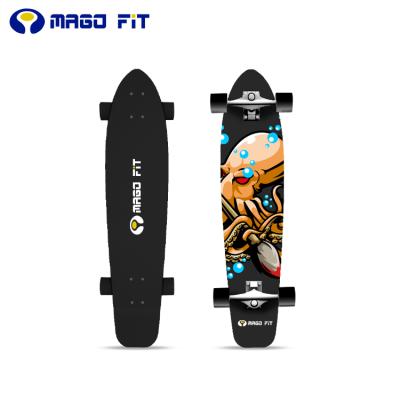 China Professional Skater MAGO FIT Popular OEM ODM Skateboarding Longboard For Beginners Freestyle Skateboard Skateboard Companies for sale