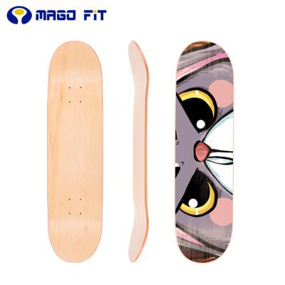 China Professional Skater MAGO FIT OEM ODM Factory Chinese Style Custom Skateboard Decks Cruiser Deck Skateboard Deck Chinoiserie Designs Factory forms for sale