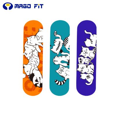 China Pro Skater MAGO FIT Cruiser Board Decks Pro Skate Painted Long Penny Black White Wood Wholesale Empty Freestyle Freeride Skateboarding for sale