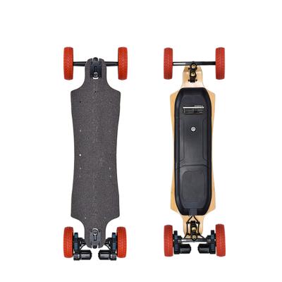 China Adult 90mm PU Wheels Maintain Social Distancing Easy Learn Electric Skateboard More Normal Intensity Battery Mountain Off-Road Skateboard for sale