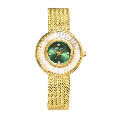 China Miss Fox 2804 Miss Fox 2804 Nature Pearl Watch Famous Brand Women's Gold Watch Steel Back Diamond Timepiece Women Gold Watch for sale