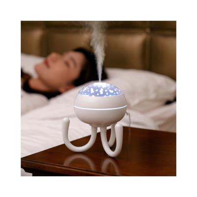 China Colorful Lighting Mini Car Humidifier 25-45ml/h Portable Desktop Spray Water Volume Humidifier For Home for sale