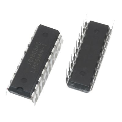 China Lm3914 led driver IC Chip 10segment LM3914 DIP18 new and original LM3914N DIP LM3914N-1 DIP-18 IC Z032 for sale