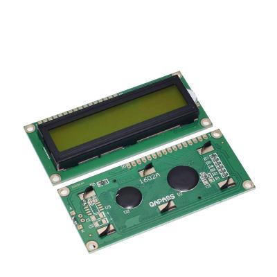 China LCD1602 lcd 1602 yellow green screen with backlight lcd display 1602A-5v lcd module LCD1602 for sale