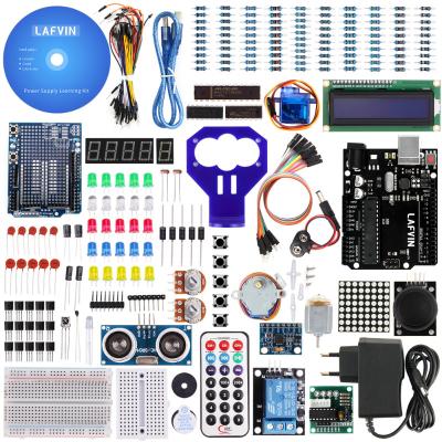 China LAFVIN Power Supply Learning Kit with Servo Motor SG90 ULN2003 Stepper Motor with Instruction LA007 for sale