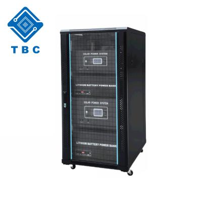 China Long cycle life TBC ess ups inverter rack cabinet 100kw solar panels and lifepo4 battery storage 150kwh lithium li ion battery for sale