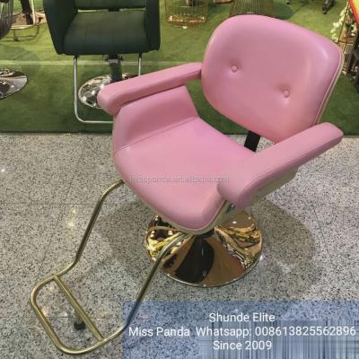 China Modern Black Barber Chair with Nice Design; hot sale Barber Chair, hair styling chair; modern 2pcs beauty equipment salon furniture for sale