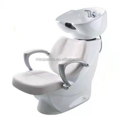 China Modern Hot Sale Back Wash Chair Shampoo Unit Shampoo Backwash Station for sale