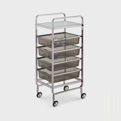 China Modern special multi-functional multi-layer manicure cart and beauty salon shelf tool trolley instrument cart for sale