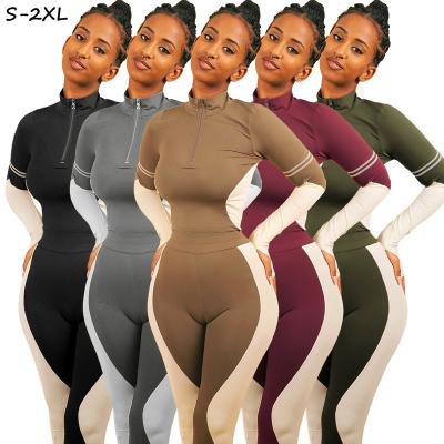 China 2022 QUICK DRY Jogger Women's Clothing Boutique Equipment Sweat Suit Two-Piece Pants Sets for sale