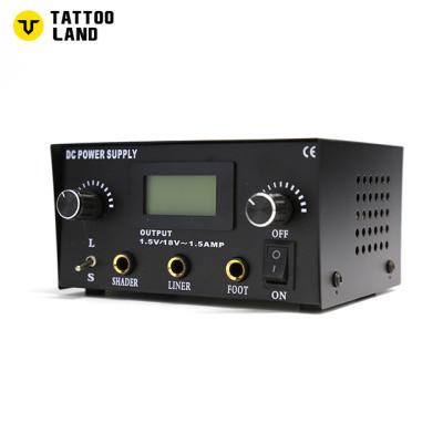 China Tattoo Shops 2021 Newest Design Mini Led Professional High Quality Wireless Tattoo Power Supply With Wireless Foot Pedal Switch for sale