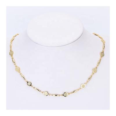 China FASHIONABLE One Leading Woman Wedding 18K Gold Plated Elegant Style Gold Link Chain for sale