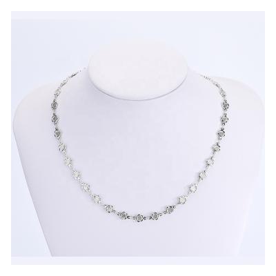 China FASHIONABLE C14121 Gold Plated Chains Jewelry Latest Choker Designs Platinum Necklace for sale