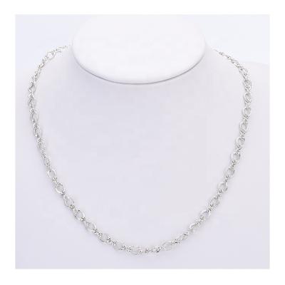 China Wholesale Original FASHIONABLE Collares Finos De Bisuteria Adjustable Silver Cuban Chain From China for sale