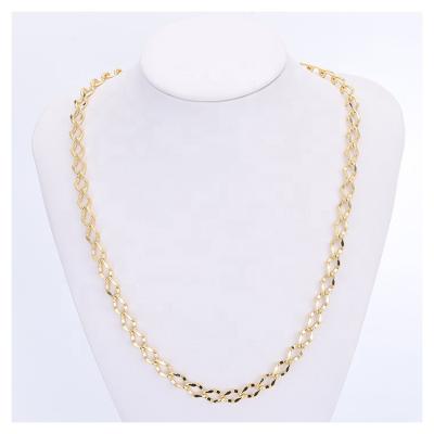 China Europe Design Diy 18K Snake Chain TRENDY Gold Plated Girls Necklace for sale