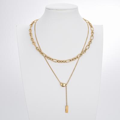 China Custom Wholesale FASHIONABLE Necklace Pendants Gold Plated Jewelry Gold Pendant Necklace for sale