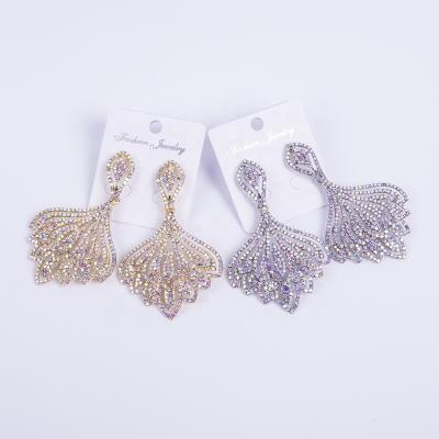 China Fashionable Korean Long Earring Fashionable Exaggerated Super Exaggerated Snap Drop Earrings for sale