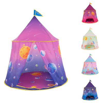 China Easy Foldable Kids Play Tent Gradient Color Portable Kids Play Tent Toys Fairy House For Kids Play Tents For Kids Play Ball Pool Tent for sale