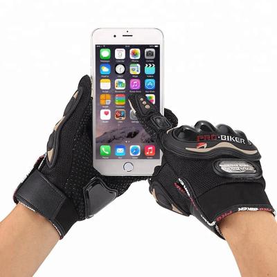 China Full Finger Touch Screen Riding Gear Breathable Motorcycle Apparel Hand Gloves For Moto for sale