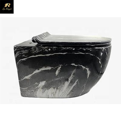 China Springlegroup Bathroom Equipment Space Saving Design Marble Cistern Hidden Wall Hung Stone Ceramic Colored Toilet Bowl for sale