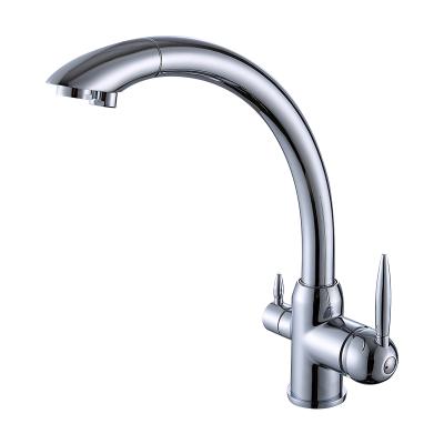 China Springlegroup Faucets Water-Saving Single Hole Double Hole Modern Thermostatic Water Purifier Kitchen Sink Faucet for sale