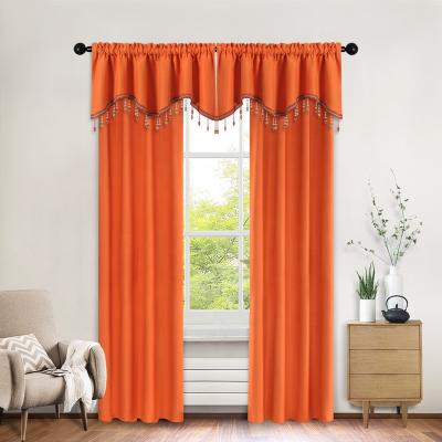 China Modern Blackout Blackout Window Curtains Valance Fabric For Living Room Cortins Valance Ready Made For Home for sale