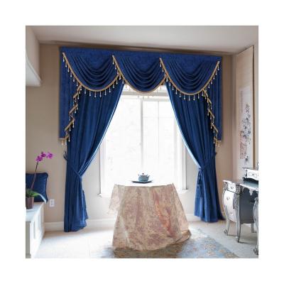 China Valance Wholesale Blackout Curtains Blackout Curtains Living Room Modern Blackout Window Curtain Fabric Ready Made Curtains for sale