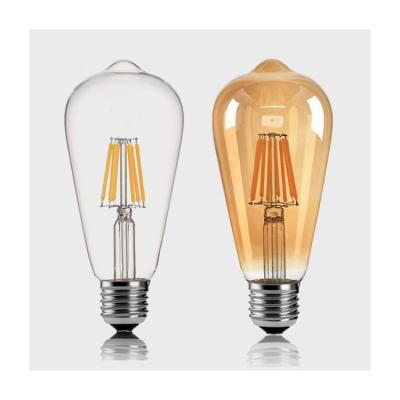 China Indoor Lighting Decorative Light Vintage Lighting Edison Led Filament Bulb St 64 for sale