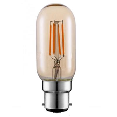 China Office/Bedroom/Bar/Library/Reading room dimmable b22 filament bulb T45 LED led bulbs T45 110v b22 led bulb for sale