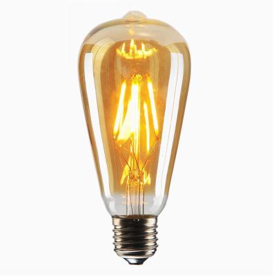 China dimmable led bulb vintage e12 light bulb for office/bedroom/bar/library/reading room ST64 edison led bulb raw material light for sale