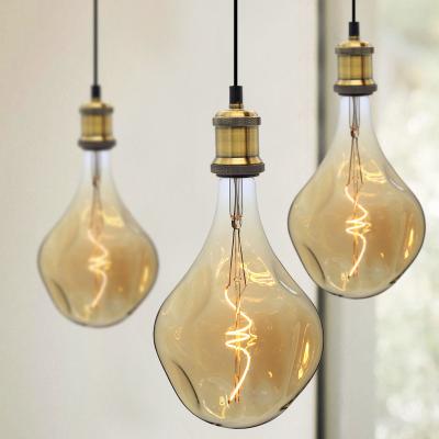 China Retro large flexible led edison light bulb extra large filament bulb soft filament bulb led decorative light bulb for sale