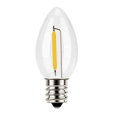 China Residential bulb c7 0.5w vintage filament LED string light bulb led bulb for sale