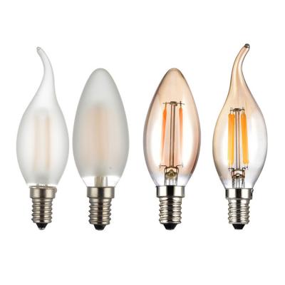 China Retro Led Lamp Edison Bulb Led E14 E12S E27 B22 Bulp Vintage String Bulb Led Bulbs C35 Filament for sale