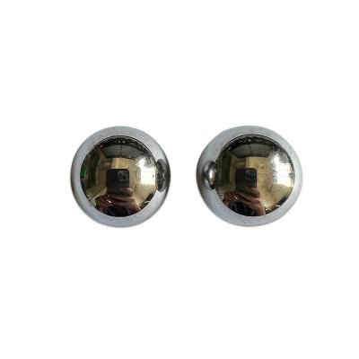 China Steel NERS Free Fall Object Chrome Plated Solid 25mm Diameter Steel Spherical Ball for sale