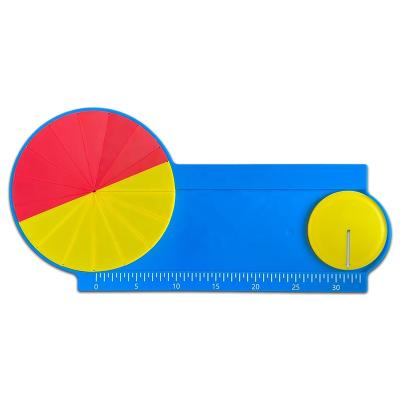 China Plastic NERS Mathematical School Equipment 5mm Thickn Plastic Circle Area Demonstrator for sale