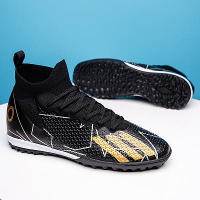 China Sports Soccer Boots Men Kids Adults TF/FG Active Ultralight Playground Train Soccer Shoes Low Cut Cleats for sale