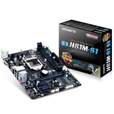 China QY Desktop Motherboard For Gigabyte Ga-h81m-s1 Lga1150 DDR3 for sale