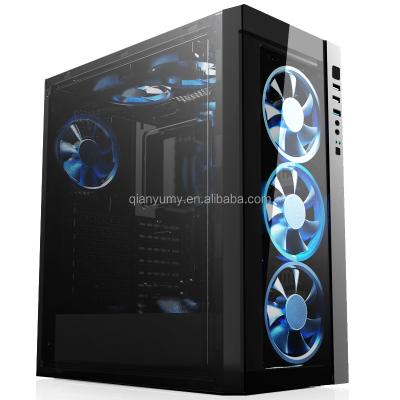 China With Power Supply QY Aigo Black Tech Computer Case for sale