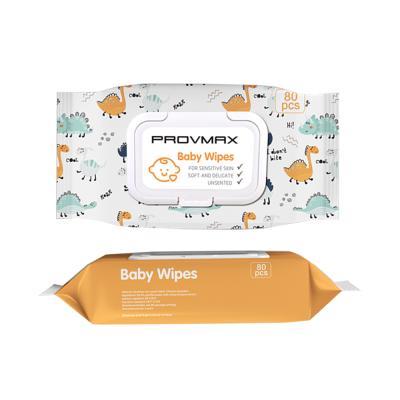 China Pure Water OEM Biodegradable Cleaning Wipes Spunlaced Nonwoven Fabric Fabric Korea Parent Choice Baby Wipes for sale