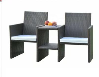 China Square Lover's Furniture Modern Rattan Wicker Sofa Coffee Table Chair Set (Low Hit) for sale