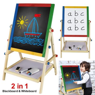 China Eco-Friendly Wholesale Foldable 2 in 1 Chalkboard and Whiteboard Set for sale